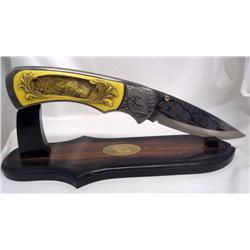 Dale Earnhardt Collector 12" Knife & Display