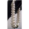 Image 1 : 7.50" Double Strand Pearl Bracelet