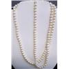 Image 1 : 16" Double Strand Pearl Necklace