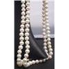 Image 2 : 16" Double Strand Pearl Necklace