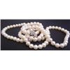 Image 3 : 16" Double Strand Pearl Necklace