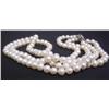 Image 4 : 16" Double Strand Pearl Necklace