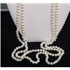 Image 1 : 66" Continuous Strand Pearl Necklace