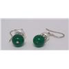 Image 3 : Pearl and Green Bead Earring Set