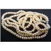 Image 4 : Peach Pearl Three Strand 17" Necklace