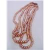 Image 2 : 18" Pink Pearl Three Strand Necklace