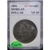 Image 1 : 1894 Morgan Silver Dollar VF-35