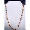 Image 1 : 16" Pearl and Swarovski Single Strand Necklace