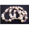 Image 3 : 16" Pearl and Swarovski Single Strand Necklace