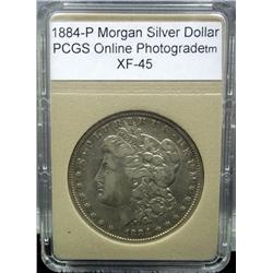 1884-P Morgan Silver Dollar XF-45