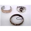 Image 2 : Lot- 5 Silver Color Costume Bangles/Bracelets