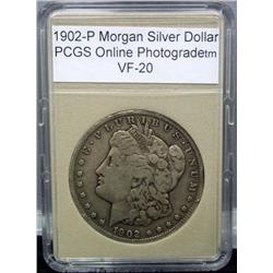 1902-S Morgan Silver Dollar VF 20