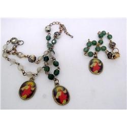 Lot- Three Rosary Bracelets