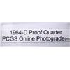 Image 3 : 1964-D Silver Quarter Silver Proof Uncirculated