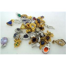 Lot- 35 Plus Costume Pendants
