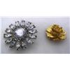 Image 3 : Lot-  2 Costume Pendants and 2 Pins