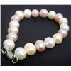 Image 1 : Fresh Water Tri Colored Pearl Bracelet