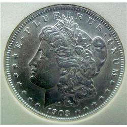 1903-P Morgan Silver Dollar AU-50