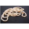Image 2 : Peach Pearl 3 Strand 16" Necklace