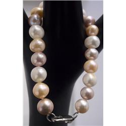 Fresh Water Tri Colored Pearl Bracelet