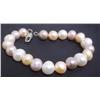 Image 4 : Fresh Water Tri Colored Pearl Bracelet