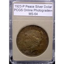 1923-P Peace Silver Dollar MS-64