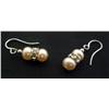 Image 2 : Pale Peach Pearl and Roundel Earring Set