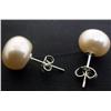 Image 1 : Pale Peach Pearl Earring Set