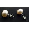Image 2 : Pale Peach Pearl Earring Set