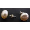 Image 2 : Pale Peach Pearl Earring Set