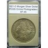 Image 1 : 1921-D Morgan Silver Dollar XF-45