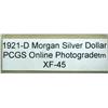 Image 2 : 1921-D Morgan Silver Dollar XF-45