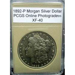 1892-P Morgan Silver Dollar XF-40
