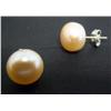 Image 2 : Pale Peach Pearl Earring Set
