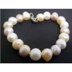 Fresh Water Tri Colored Pearl Bracelet