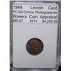 1949 MS-67 Lincoln Cent