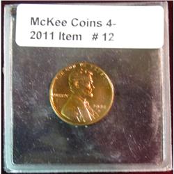 12. 1943 D Lincoln Cent. Copper plated to look like an error.
