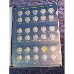 58. Whitman Deluxe Album for Indian Head Cents 1856-1909.