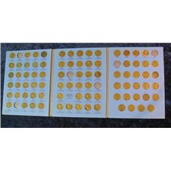 60. 1917-1964 Partial Set of Lincoln Cents in a Whitman folder.