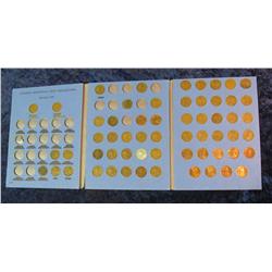 61. 1911-1978 Partial Set of Lincoln Cents in a Whitman folder.