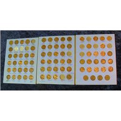 62. 1914-69 Partial Set of Lincoln Cents in a Whitman folder.