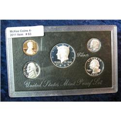 63. 1996 S U.S. Silver Proof Set in original plastic case.