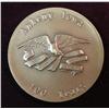 Image 1 : 72. 1875-1975 Ankeny Iowa Centennial Bronze Medal. Minted in high