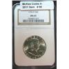 Image 1 : 90. 1954 D Franklin Half Dollar. NGC slabbed MS 65.