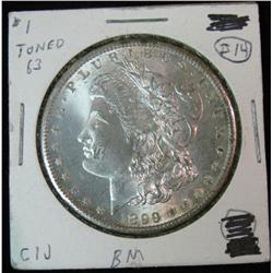 115. 1899 O Silver Morgan Dollar. MS 63.