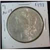 118. 1898 P Silver Morgan Dollar. AU 58.