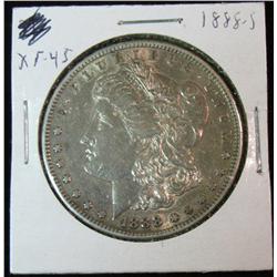 131. 1888 S Silver Morgan Dollar. EF 45.