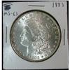 139. 1883 P Morgan Silver Dollar. MS 63.