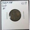 162. 1909 P VDB Lincoln Cent. VF 20.