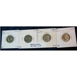 179. 1965 SMS, 66 SMS, 68D MS 65, & 68S MS 65 Nickels.